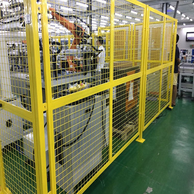 堆垛機(jī)器人防護(hù)欄 垛碼機(jī)器人防護(hù)網(wǎng) 簡(jiǎn)便安裝 耐用堅(jiān)固